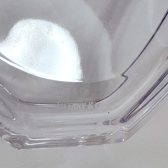 TIFFANY & CO Crystal Candy / Nut / Trinket Dish 6" - Germany - Picture 6 of 8